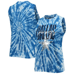 Dallas Cowboys Lauren James Women's Tie-Dye Jersey Boxy Tank Top