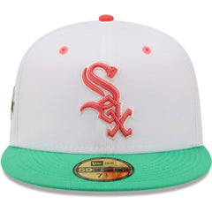 Chicago White Sox New Era Inaugural Season at Comiskey Park Watermelon Lolli 59FIFTY Fitted Hat | MLB On Sale