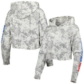 Philadelphia 76ers Lusso Women's Maia Tri-Blend Cropped Quarter-Zip Top Online