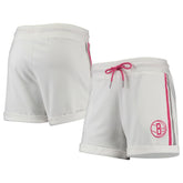 Brooklyn Nets Lusso Women's Melody Cuffed Tri-Blend Shorts On Sale