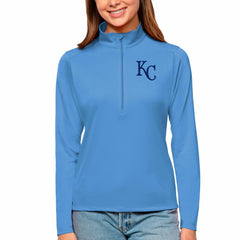Kansas City Royals Antigua Women's Tribute Quarter-Zip Pullover Top | MLB For sale