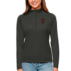 San Francisco Giants Antigua Women's Tribute Quarter-Zip Pullover Top | MLB US