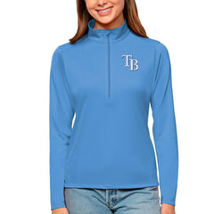 Tampa Bay Rays Antigua Women's Tribute Quarter-Zip Pullover Top | MLB On Sale