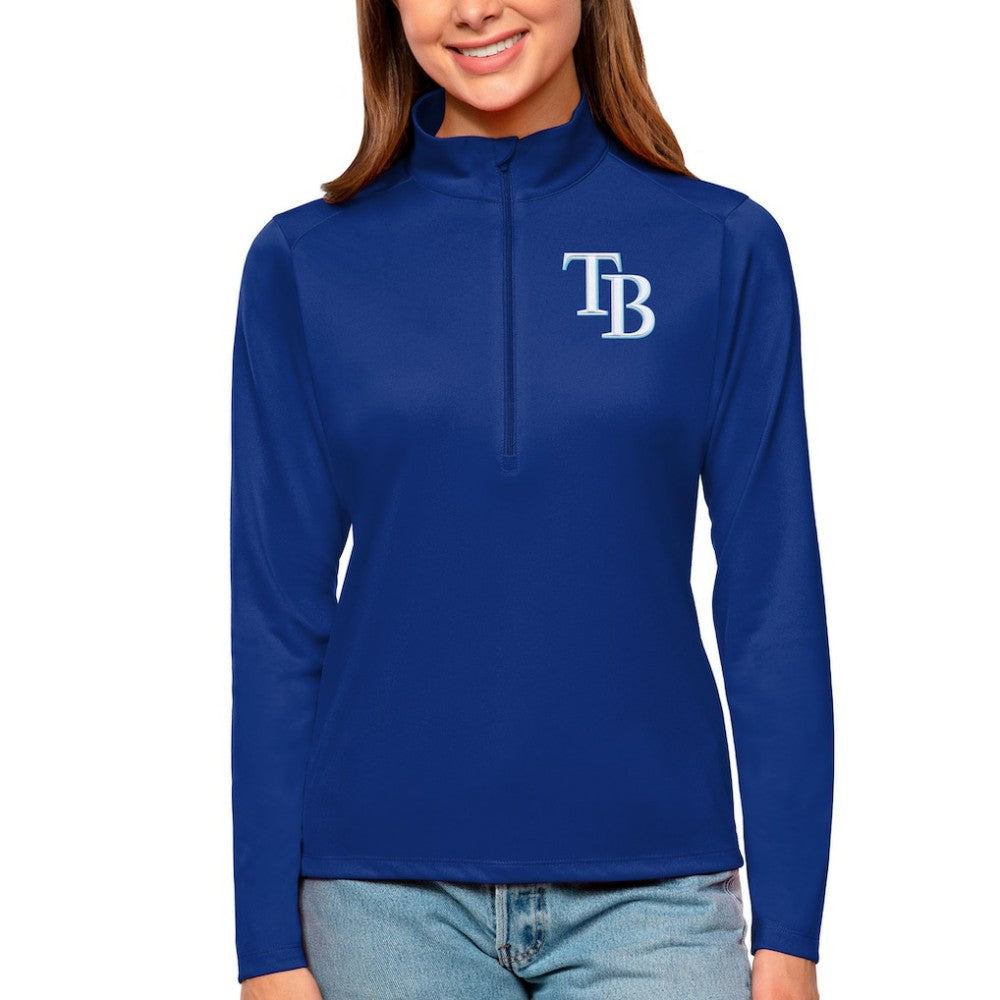 Tampa Bay Rays Antigua Women's Tribute Quarter-Zip Pullover Top | MLB Discount