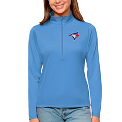 Toronto Blue Jays Antigua Women's Tribute Quarter-Zip Pullover Top | MLB Near me