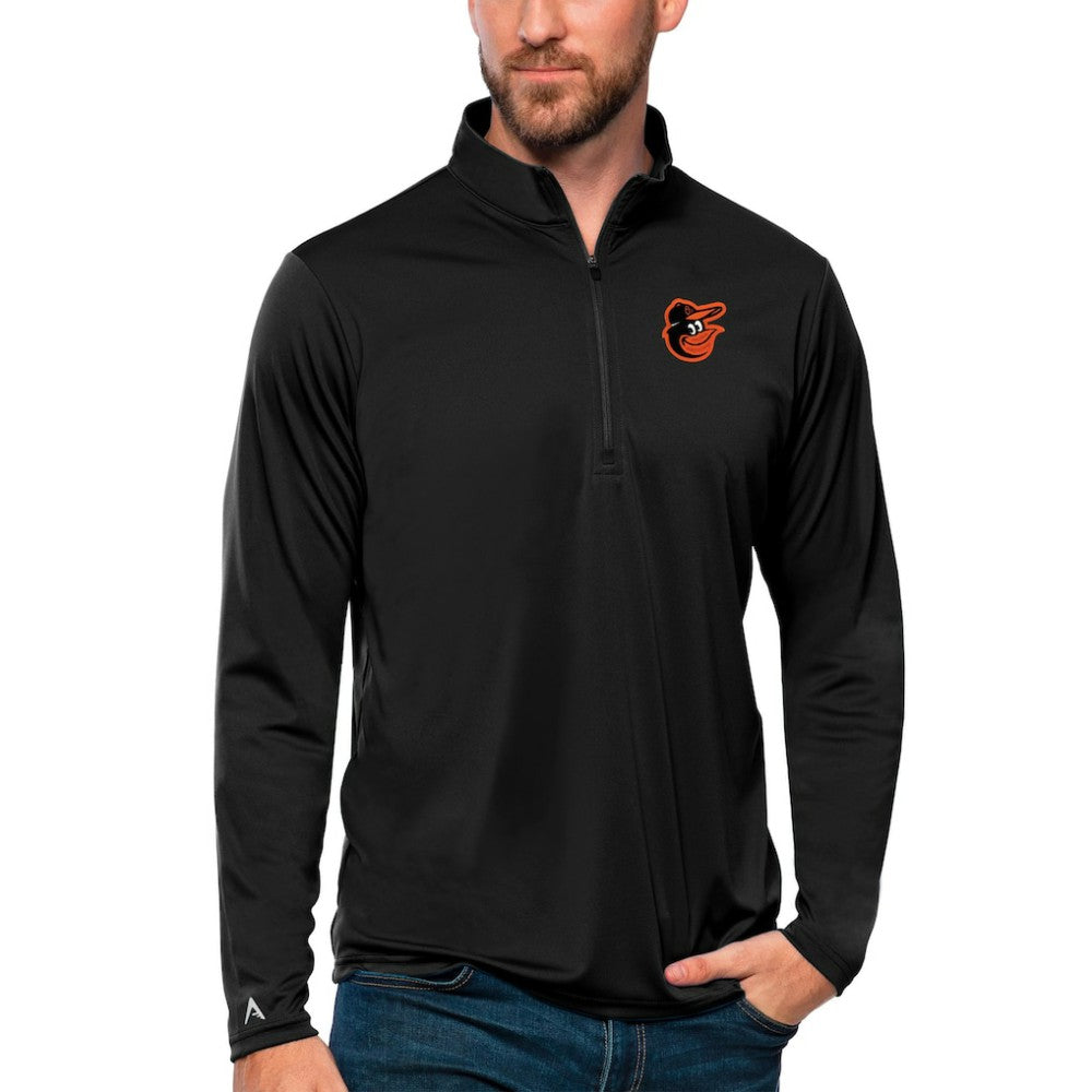 Baltimore Orioles Antigua Tribute Quarter-Zip Pullover Top | MLB Outlet