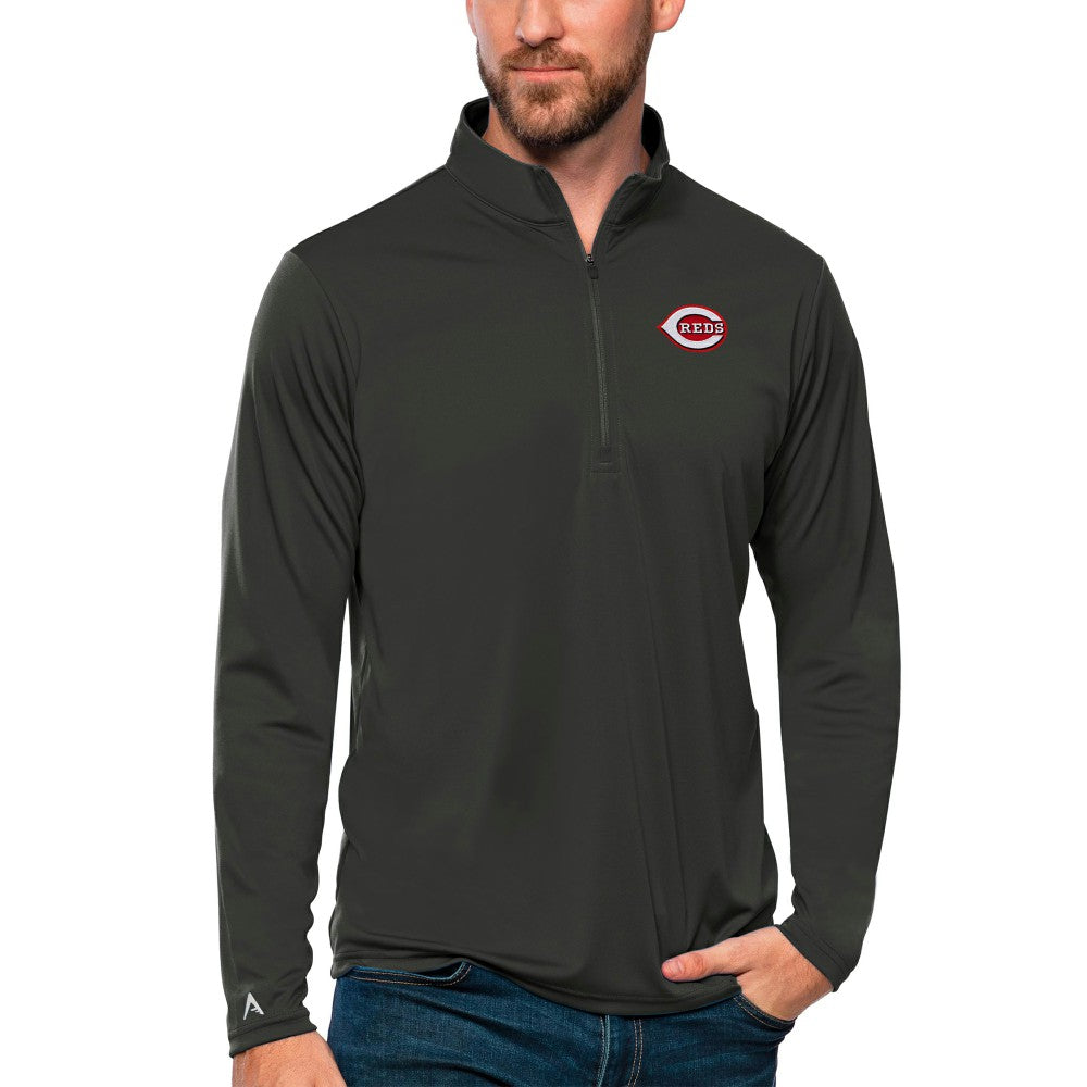 Cincinnati Reds Antigua Tribute Quarter-Zip Pullover Top | MLB Online