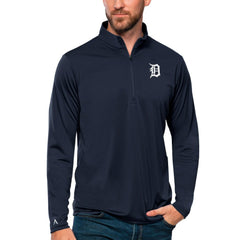 Detroit Tigers Antigua Tribute Quarter-Zip Pullover Top | MLB US