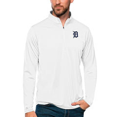 Detroit Tigers Antigua Tribute Quarter-Zip Pullover Top | MLB Shop