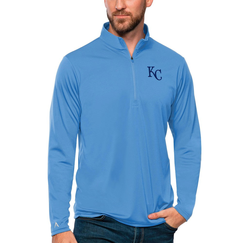 Kansas City Royals Antigua Tribute Quarter-Zip Pullover Top | MLB Near me