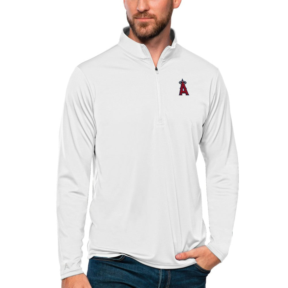 Los Angeles Angels Antigua Tribute Quarter-Zip Pullover Top | MLB Shop