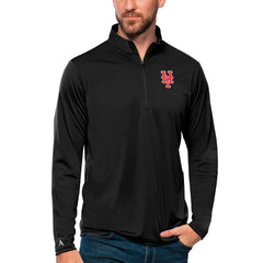 New York Mets Antigua Tribute Quarter-Zip Pullover Top | MLB Sale