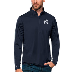 New York Yankees Antigua Tribute Quarter-Zip Pullover Top | MLB US