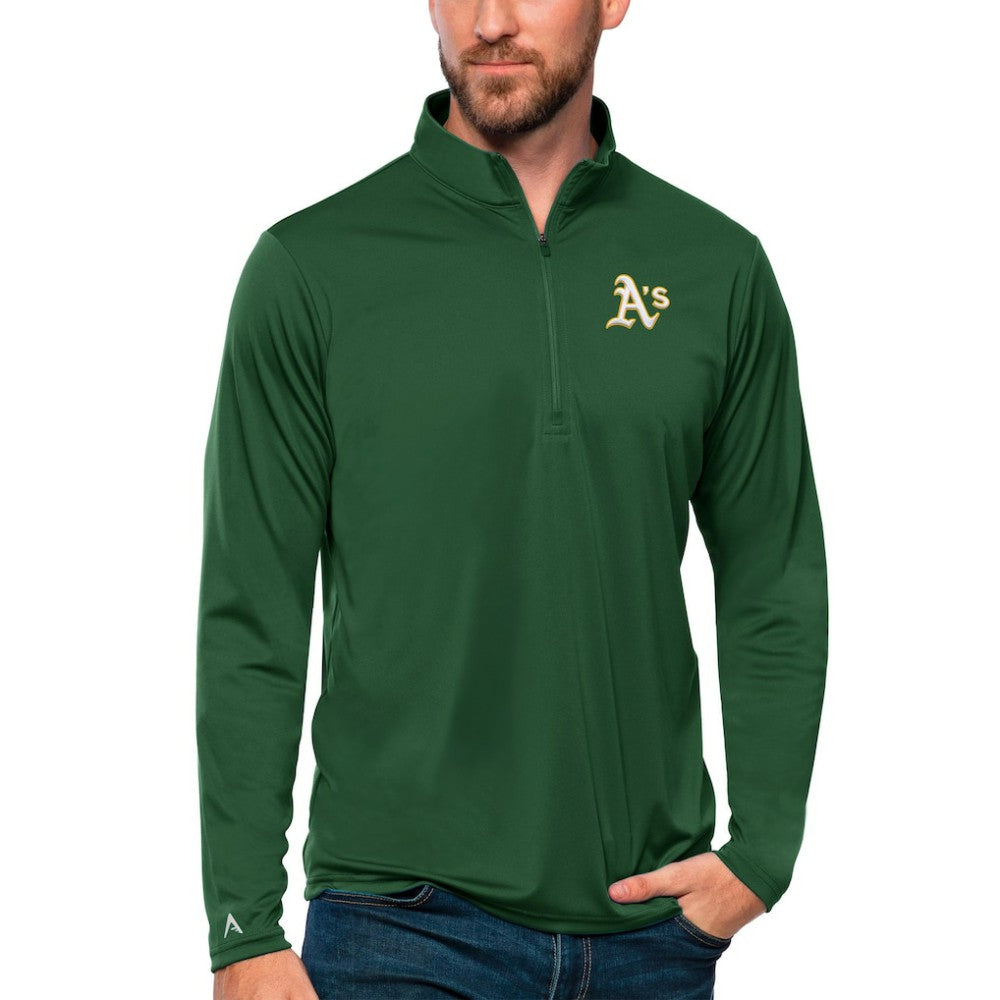 Athletics Antigua Tribute Quarter-Zip Pullover Top | MLB Sale