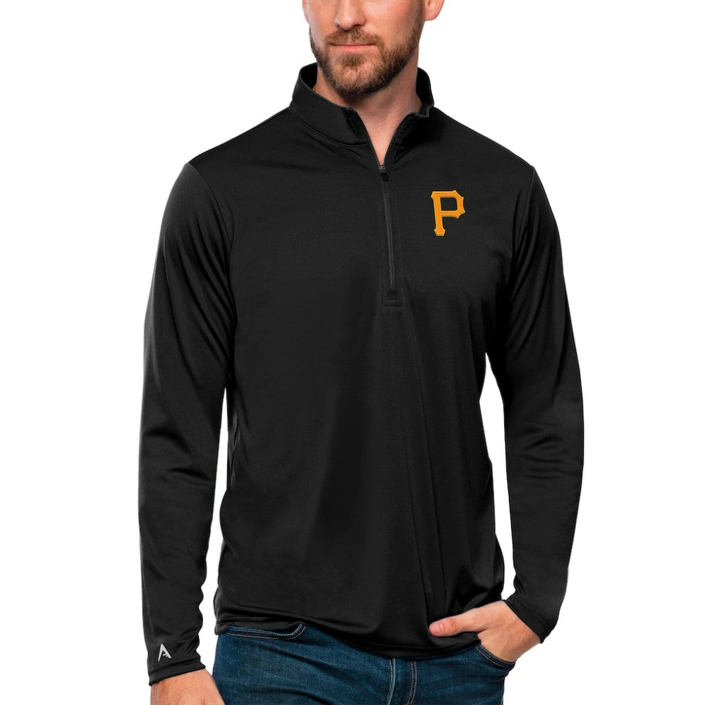 Pittsburgh Pirates Antigua Tribute Quarter-Zip Pullover Top | MLB Outlet