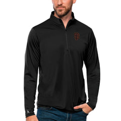 San Francisco Giants Antigua Tribute Quarter-Zip Pullover Top | MLB Near me