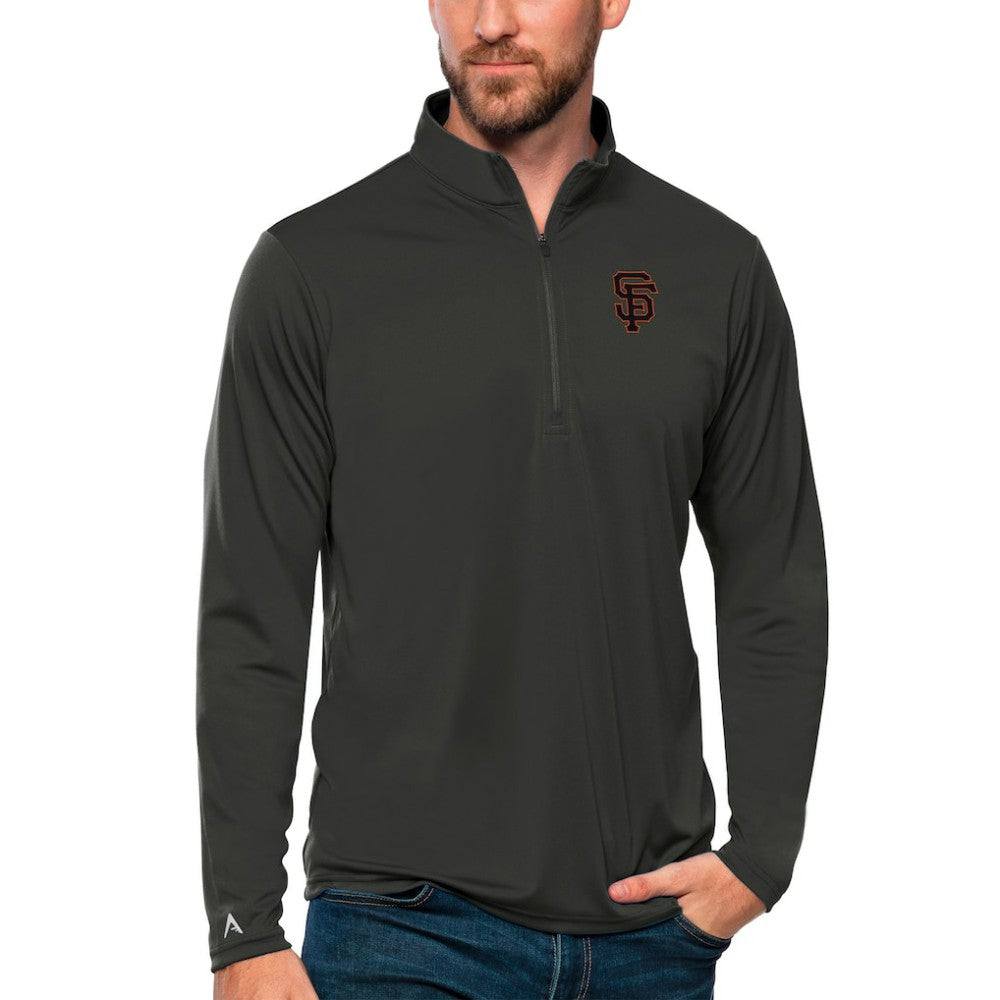 San Francisco Giants Antigua Tribute Quarter-Zip Pullover Top | MLB Shop
