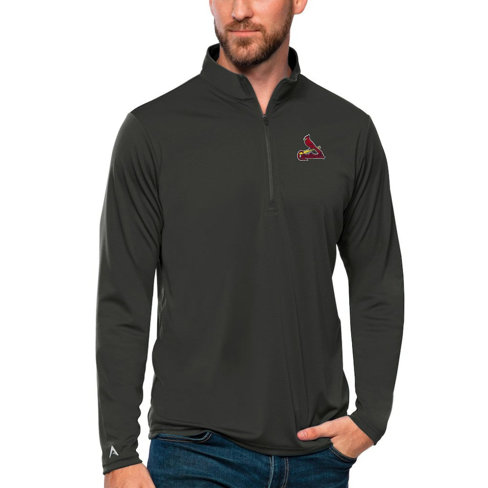 St. Louis Cardinals Antigua Tribute Quarter-Zip Pullover Top | MLB US