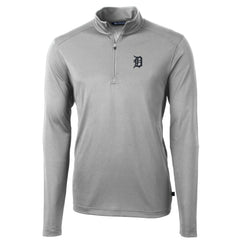 Detroit Tigers Cutter & Buck Big & Tall Virtue Eco Pique Quarter-Zip Pullover Jacket | MLB Shop