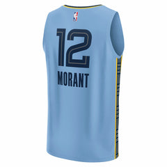 Ja Morant Memphis Grizzlies Fast Break Replica Player Jersey Online