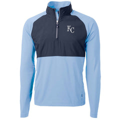 Kansas City Royals Cutter & Buck Adapt Eco Knit Hybrid Recycled Quarter-Zip Pullover Jacket | MLB US