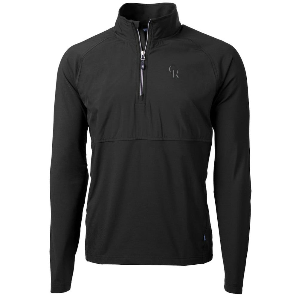 Colorado Rockies Cutter & Buck Adapt Eco Knit Hybrid Recycled Quarter-Zip Pullover Jacket | MLB Online