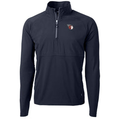 Cleveland Guardians Cutter & Buck Adapt Eco Knit Hybrid Recycled Quarter-Zip Pullover Jacket | MLB Near me
