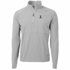 Los Angeles Angels Cutter & Buck Adapt Eco Knit Hybrid Recycled Quarter-Zip Pullover Jacket | MLB Near me
