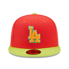 Los Angeles Dodgers New Era 1978 World Series Lava Highlighter Combo 59FIFTY Fitted Hat | MLB New