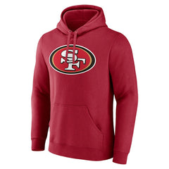 San Francisco 49ers Team Authentic Personalized Name & Number Pullover Hoodie
