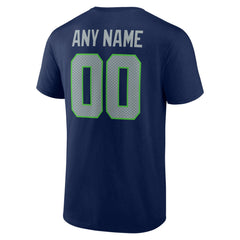 Seattle Seahawks Team Authentic Personalized Name & Number T-Shirt