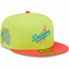 Los Angeles Dodgers New Era Cyber Highlighter 59FIFTY Fitted Hat | MLB On Sale