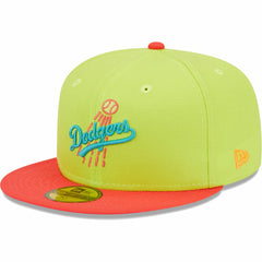 Los Angeles Dodgers New Era Cyber Highlighter 59FIFTY Fitted Hat | MLB On Sale
