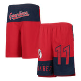 Jose Ramirez Cleveland Guardians Youth Pandemonium Name & Number Shorts | MLB On Sale