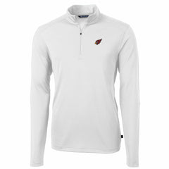 Arizona Cardinals Cutter & Buck Big & Tall Virtue Eco Pique Quarter-Zip Pullover Jacket