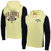 Club America Retro Raglan Pullover Hoodie Yellow