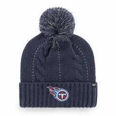 Tennessee Titans 47 brand '47 Women's Bauble Cuffed Knit Hat with Pom