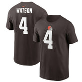 Cleveland Browns Nike Deshaun Watson Player Name & Number T-Shirt