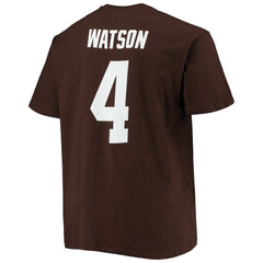 Cleveland Browns Fanatics Deshaun Watson Big & Tall Player Name & Number T-Shirt