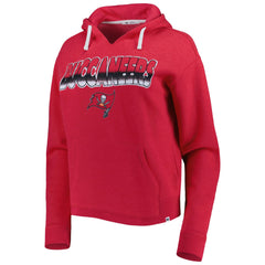Tampa Bay Buccaneers 47 brand '47 Women's Color Rise Kennedy Notch Neck Pullover Hoodie