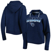 Tennessee Titans 47 brand '47 Women's Color Rise Kennedy Notch Neck Pullover Hoodie