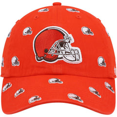 Cleveland Browns 47 brand '47 Women's Confetti Clean Up Logo Adjustable Hat