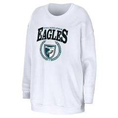 Philadelphia Eagles WEAR by Erin Andrews Women's Oversized Pullover Sweatshirt