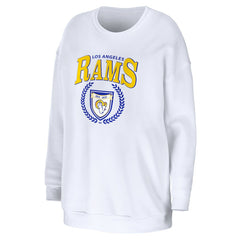 Los Angeles Rams WEAR by Erin Andrews Women's Oversized Pullover Sweatshirt