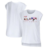 Atlanta Falcons WEAR by Erin Andrews Women's Greetings From Muscle T-Shirt