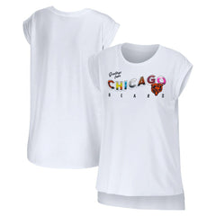 Chicago Bears WEAR by Erin Andrews Women's Greetings From Muscle T-Shirt