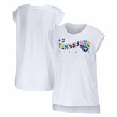 Tennessee Titans WEAR by Erin Andrews Women's Greetings From Muscle T-Shirt