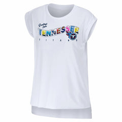 Tennessee Titans WEAR by Erin Andrews Women's Greetings From Muscle T-Shirt