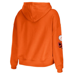 Cleveland Browns WEAR by Erin Andrews Women's Modest Cropped Pullover Hoodie
