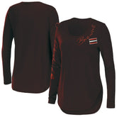 Cleveland Browns WEAR by Erin Andrews Women's Team Scoop Neck T-Shirt